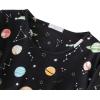 imageZando Womens Long Sleeve Nightgown Cotton Nightgowns Plus Size House Dresses Soft Ladies Night Gown Cartoon Sleep ShirtLong Black Planet