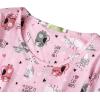 imageZando Womens Long Sleeve Nightgown Cotton Nightgowns Plus Size House Dresses Soft Ladies Night Gown Cartoon Sleep ShirtLong Pink Cat