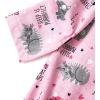 imageZando Womens Long Sleeve Nightgown Cotton Nightgowns Plus Size House Dresses Soft Ladies Night Gown Cartoon Sleep ShirtLong Pink Cat