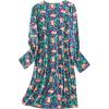 imageZando Womens Long Sleeve Nightgown Cotton Nightgowns Plus Size House Dresses Soft Ladies Night Gown Cartoon Sleep ShirtPurple Green Sloth