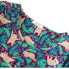 imageZando Womens Long Sleeve Nightgown Cotton Nightgowns Plus Size House Dresses Soft Ladies Night Gown Cartoon Sleep ShirtPurple Green Sloth