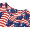 imageZando Womens Long Sleeve Nightgown Cotton Nightgowns Plus Size House Dresses Soft Ladies Night Gown Cartoon Sleep ShirtStriped American Flag
