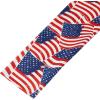 imageZando Womens Long Sleeve Nightgown Cotton Nightgowns Plus Size House Dresses Soft Ladies Night Gown Cartoon Sleep ShirtStriped American Flag