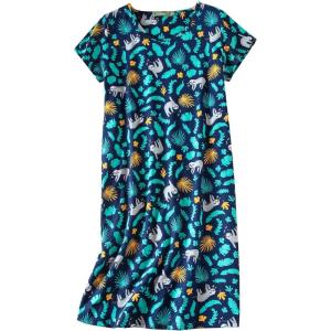 imageZando Night Gowns for Adult Women Night Gown Womens Nightgowns ampamp Sleepshirts Cotton Nightgowns for Women NightgownBlue Yellow Sloth