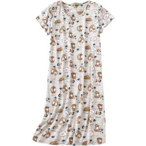 imageZando Night Gowns for Adult Women Night Gown Womens Nightgowns ampamp Sleepshirts Cotton Nightgowns for Women NightgownCoffee Cat