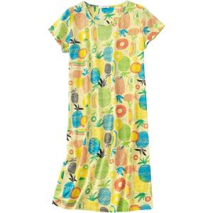 imageZando Night Gowns for Adult Women Night Gown Womens Nightgowns ampamp Sleepshirts Cotton Nightgowns for Women NightgownYellow Pineapple