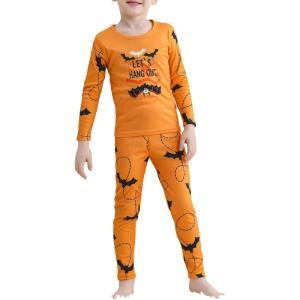 imageZando Toddler Thermal Underwear Sets for Kids Base Layer Winter Warm Toddler Long Johns for Boys Girls Long UnderwearOrangebat