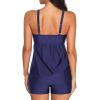 imageZando Womens Swimsuits 2 Piece 2025 Tankini Bathing Suits Swim Suits for Women Swimwear Bathing Suit Top with BoyshortsClassic Navy Blue