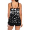 imageZando Womens Swimsuits 2 Piece 2025 Tankini Bathing Suits Swim Suits for Women Swimwear Bathing Suit Top with BoyshortsZ Black White Floral