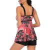 imageZando Womens Swimsuits 2 Piece 2025 Tankini Bathing Suits Swim Suits for Women Swimwear Bathing Suit Top with BoyshortsZ Red Pattern