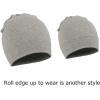 imageZando Baby Beanie Hat Newborn Hats Toddler Infant Soft Cute Knit Cap Nursery Winter Beanie for Baby Girl BoyA Black  Dark Grey  Navy