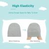 imageZando Baby Hats and Mittens Unisex Infant Beanie Caps Newborn Hospital Hat with Scratch Mitten Set for Baby Boys Grils Hats3 Pack 1 BlackGreyBlackgrey