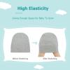 imageZando Baby Hats and Mittens Unisex Infant Beanie Caps Newborn Hospital Hat with Scratch Mitten Set for Baby Boys Grils Hats4 Pack 4 BlackgreyWhiteBlackBlack White Stripe