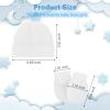 imageZando Baby Hats and Mittens Unisex Infant Beanie Caps Newborn Hospital Hat with Scratch Mitten Set for Baby Boys Grils HatsWhite