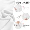 imageZando Girls Dresses Tie Back Dress for Girls Ruffle Short Sleeve Dresses Tween Kids Off Shoulder Junior Dress 616 YearsLongwhite 01