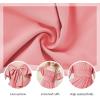 imageZando Girls Dresses Tie Back Dress for Girls Ruffle Short Sleeve Dresses Tween Kids Off Shoulder Junior Dress 616 YearsPink