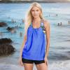 imageZando Tankini Bathing Suits for Women Sport Womens Swimsuits Athletic Two Piece Swimsuit for Women Tankini Top with ShortsBlue Floral