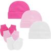 3 Pack 3 White/Pink/Rose Red