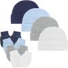4 Pack 2 Dark Blue/Sky Blue/Grey/White