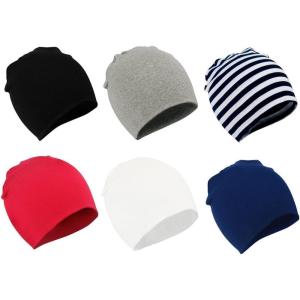 imageZando Baby Beanie Hat Newborn Hats Toddler Infant Soft Cute Knit Cap Nursery Winter Beanie for Baby Girl Boy06 Pack 1
