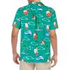 imageZando 80s 90s Hawaiian Shirt for Men Short Sleeve 80s 90s Outfit Funny Hawaiian Shirts Party Disco OutfitC Green