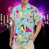 imageZando 80s 90s Hawaiian Shirt for Men Short Sleeve 80s 90s Outfit Funny Hawaiian Shirts Party Disco OutfitGreentangram