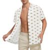 imageZando 80s 90s Hawaiian Shirt for Men Short Sleeve 80s 90s Outfit Funny Hawaiian Shirts Party Disco OutfitSmall Rainbow
