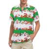 imageZando 80s 90s Hawaiian Shirt for Men Short Sleeve 80s 90s Outfit Funny Hawaiian Shirts Party Disco OutfitStripe Christmas