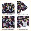 imageZando 80s 90s Hawaiian Shirt for Men Short Sleeve 80s 90s Outfit Funny Hawaiian Shirts Party Disco OutfitTriangles