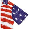 imageZando Hawaiian Shirt for Men Funny Animal Tropical Shirts for Men Short Sleeve Button Down Vacation Shirt Summer Beach ShirtAmerican Flag