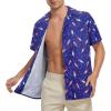 imageZando Hawaiian Shirt for Men Funny Animal Tropical Shirts for Men Short Sleeve Button Down Vacation Shirt Summer Beach ShirtBlue Vertigo