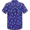 imageZando Hawaiian Shirt for Men Funny Animal Tropical Shirts for Men Short Sleeve Button Down Vacation Shirt Summer Beach ShirtBlue Vertigo