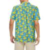 imageZando Hawaiian Shirt for Men Funny Animal Tropical Shirts for Men Short Sleeve Button Down Vacation Shirt Summer Beach ShirtBlueyellow Duck