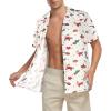 imageZando Hawaiian Shirt for Men Funny Animal Tropical Shirts for Men Short Sleeve Button Down Vacation Shirt Summer Beach ShirtCinco De Mayo