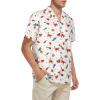 imageZando Hawaiian Shirt for Men Funny Animal Tropical Shirts for Men Short Sleeve Button Down Vacation Shirt Summer Beach ShirtCinco De Mayo