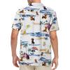 imageZando Hawaiian Shirt for Men Funny Animal Tropical Shirts for Men Short Sleeve Button Down Vacation Shirt Summer Beach ShirtCurise Dachshund