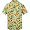 imageZando Hawaiian Shirt for Men Funny Animal Tropical Shirts for Men Short Sleeve Button Down Vacation Shirt Summer Beach ShirtDinosaur