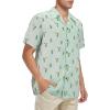 imageZando Hawaiian Shirt for Men Funny Animal Tropical Shirts for Men Short Sleeve Button Down Vacation Shirt Summer Beach ShirtFourleaf Clover