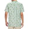 imageZando Hawaiian Shirt for Men Funny Animal Tropical Shirts for Men Short Sleeve Button Down Vacation Shirt Summer Beach ShirtFourleaf Clover