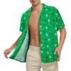 imageZando Hawaiian Shirt for Men Funny Animal Tropical Shirts for Men Short Sleeve Button Down Vacation Shirt Summer Beach ShirtGreen Beer