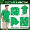 imageZando Hawaiian Shirt for Men Funny Animal Tropical Shirts for Men Short Sleeve Button Down Vacation Shirt Summer Beach ShirtGreen Beer