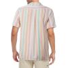 imageZando Hawaiian Shirt for Men Funny Animal Tropical Shirts for Men Short Sleeve Button Down Vacation Shirt Summer Beach ShirtRainbow Stripes