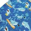 imageZando Hawaiian Shirt for Men Funny Animal Tropical Shirts for Men Short Sleeve Button Down Vacation Shirt Summer Beach ShirtShark Lilies