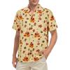 imageZando Hawaiian Shirt for Men Funny Animal Tropical Shirts for Men Short Sleeve Button Down Vacation Shirt Summer Beach ShirtTurkey