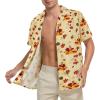 imageZando Hawaiian Shirt for Men Funny Animal Tropical Shirts for Men Short Sleeve Button Down Vacation Shirt Summer Beach ShirtTurkey