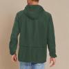 imageZando Packable Mens Rain Jacket Lightweight Raincoat Waterproof with Hood Outdoor Windbreaker Jacket Travel Rain Jackets08 Dark Green