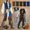 imageZando Pirate Vest Men Medieval Vest Renaissance Vest Costume Men Halloween Vest Pirate Costume Viking CostumeBeige