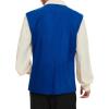 imageZando Pirate Vest Men Medieval Vest Renaissance Vest Costume Men Halloween Vest Pirate Costume Viking CostumeBlue