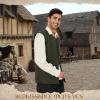 imageZando Pirate Vest Men Medieval Vest Renaissance Vest Costume Men Halloween Vest Pirate Costume Viking CostumeCoffee