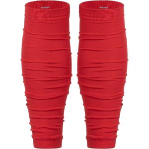 imageZando Leg Compression Sleeve Football Leg Sleeves Men Football Accessories Calf Compression Sleeve Soccer Grip SocksRed